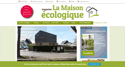 Desktop Screenshot of lamaisonecologique.com