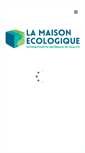 Mobile Screenshot of lamaisonecologique.be